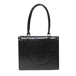 CROCODILE BOX BAG
