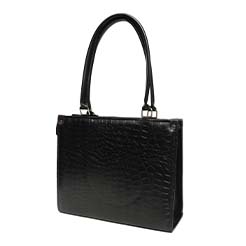 CROCODILE BOX BAG