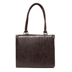 CROCODILE BOX BAG