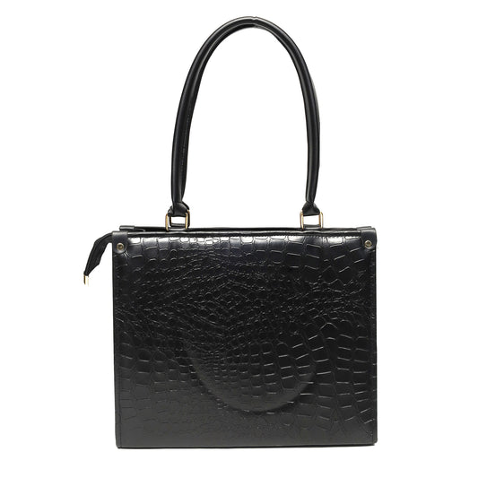 CROCODILE BOX BAG