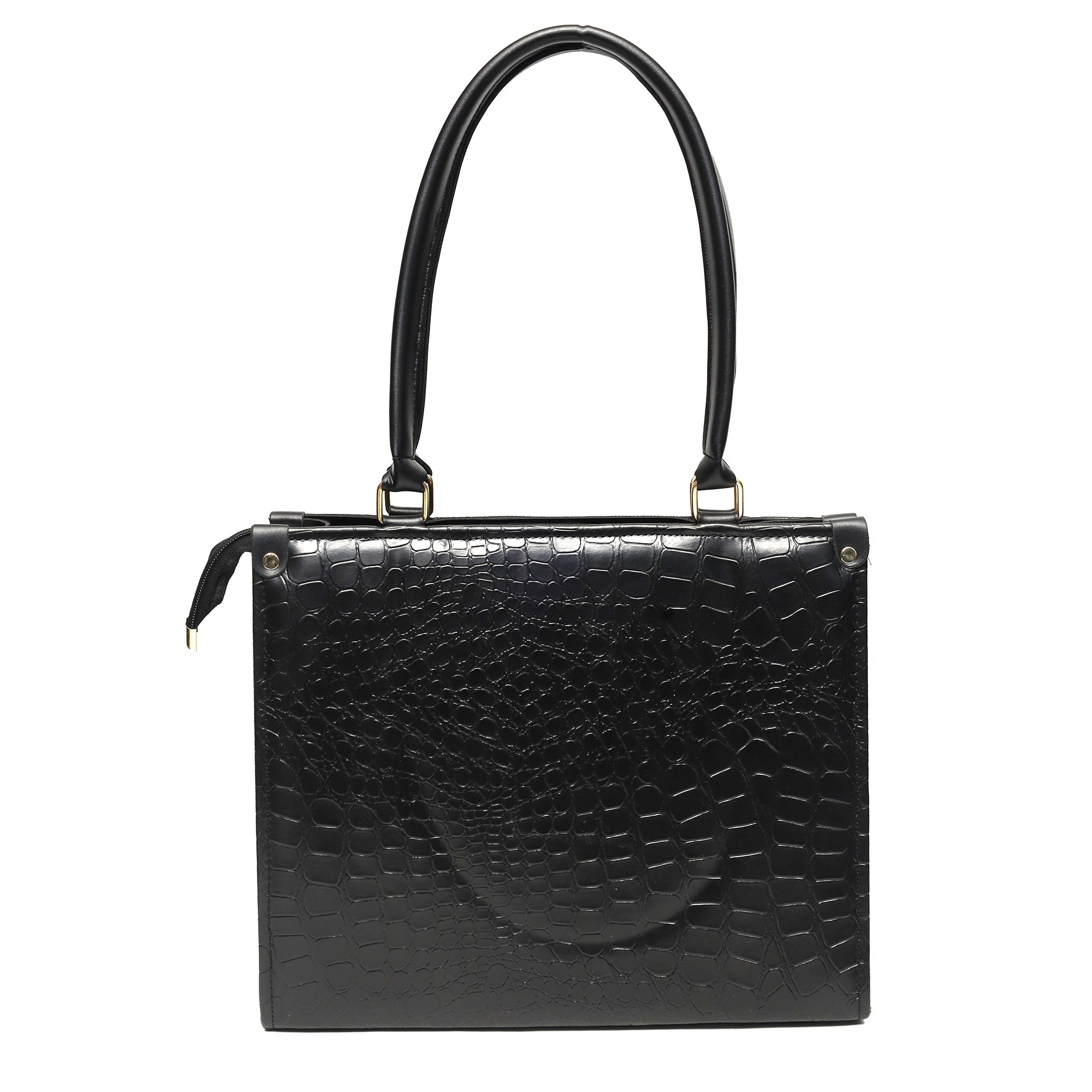 CROCODILE BOX BAG